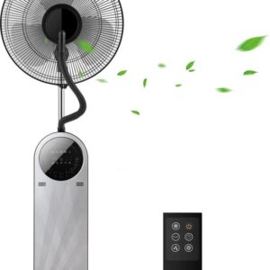 Aigostar – Brumisateur sur Pied Oscillant Réservoir Amovible